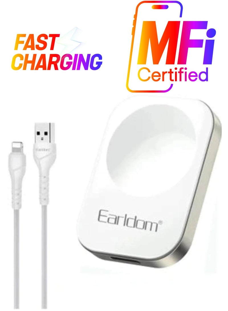 ELTRAZONE Universal Wireless Watch Charger (WC32) – Fast Charging Station for Apple, Samsung, and Other Smartwatches - Image 1