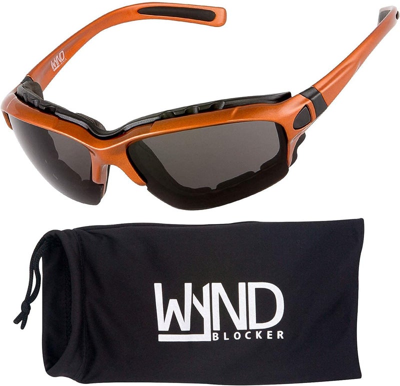 WYND Blocker Polarized Motorcycle Riding Sunglasses Sports Wrap Glasses - Image 1