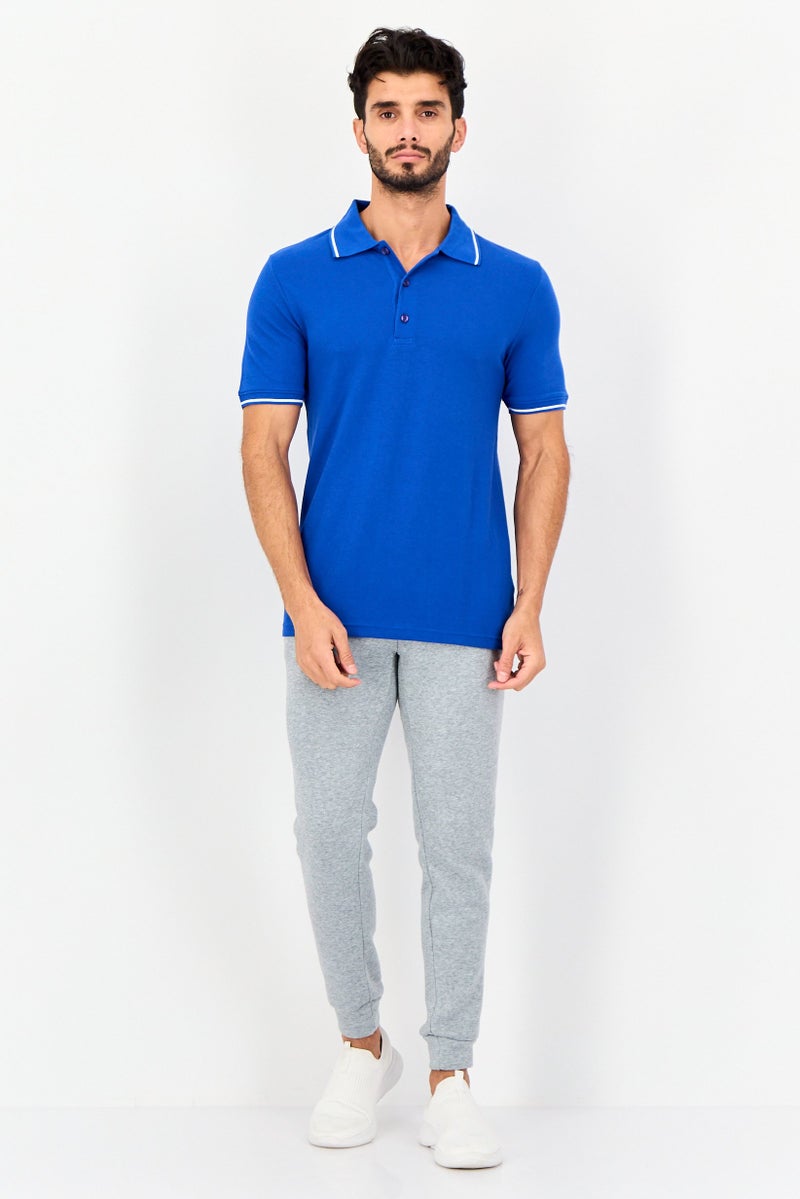 PUMA Men Sportswear Fit Short Sleeve Outdoor Polo Shirt, Royal  Blue - Image 4