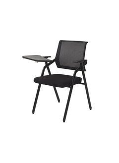 Neo Front Foldable Study Chair Computer Chair Classroom Mesh Chair Kids Chair with Metal Legs Black  - Image 1
