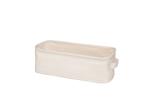 YONBEN Decorative Basket Rectangular Fabric Storage Bin Organizer Basket with Handles for Clothes Storage 145 x 51 x 47 Beige - Image 1
