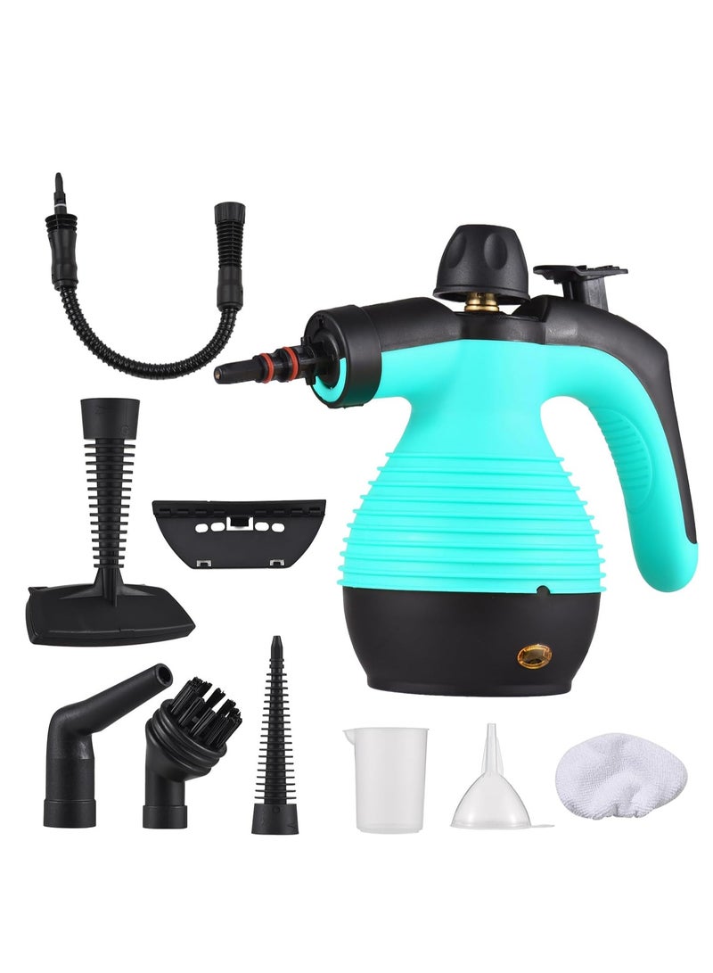 Portable Handheld High Pressure Steam Cleaner 1050W Multifunctional High Temperature Pressurized Steam Cleaning Machine with 9PCS Accessory for Kitchen Sofa Bathroom Car Window - Image 1