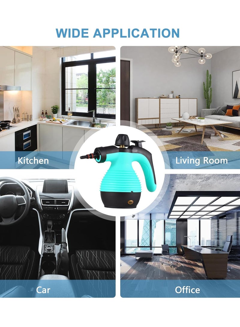 Portable Handheld High Pressure Steam Cleaner 1050W Multifunctional High Temperature Pressurized Steam Cleaning Machine with 9PCS Accessory for Kitchen Sofa Bathroom Car Window - Image 4
