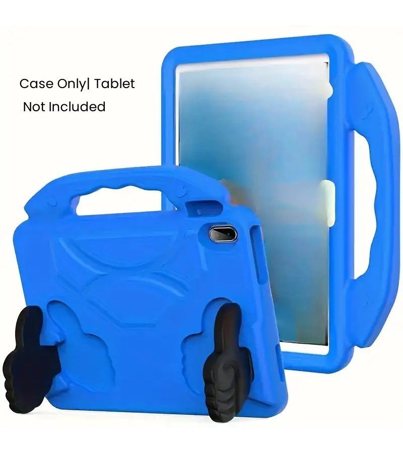 حقيبة أقراص EVA زرقاء بمقبض لجهاز iPad Mini 6 وقلم سعوي - Image 4