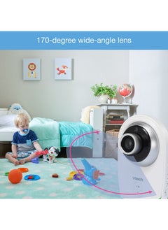 vtech Vm3512 Video Baby Monitor With Interchangeable Wideangle Optical Lens And Standard Optical Lens 720P  - Image 3