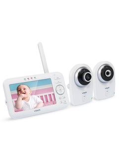 vtech Vm3512 Video Baby Monitor With Interchangeable Wideangle Optical Lens And Standard Optical Lens 720P  - Image 2