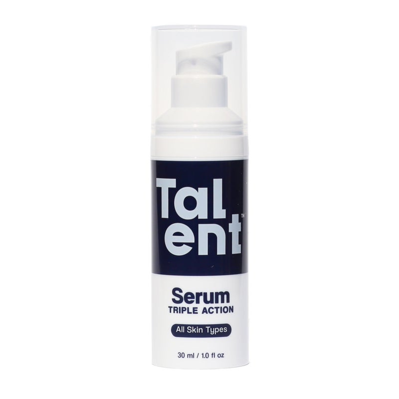 Talent Mens Triple Action Serum Korean Skincare EWG Verified FragranceFree NonGreasy AntiAging Face Serum with Probiotics 10 fl oz - Image 2