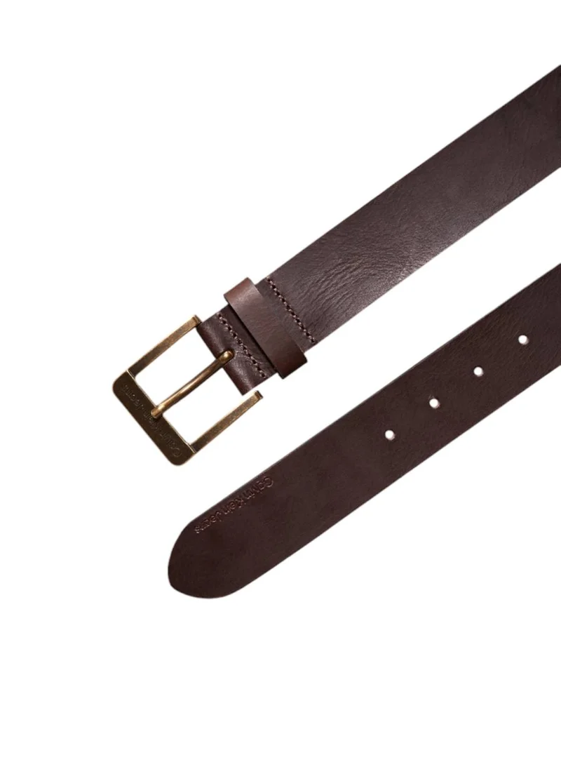 كالفن كلاين جينز Men's Belt - Leather, Brown