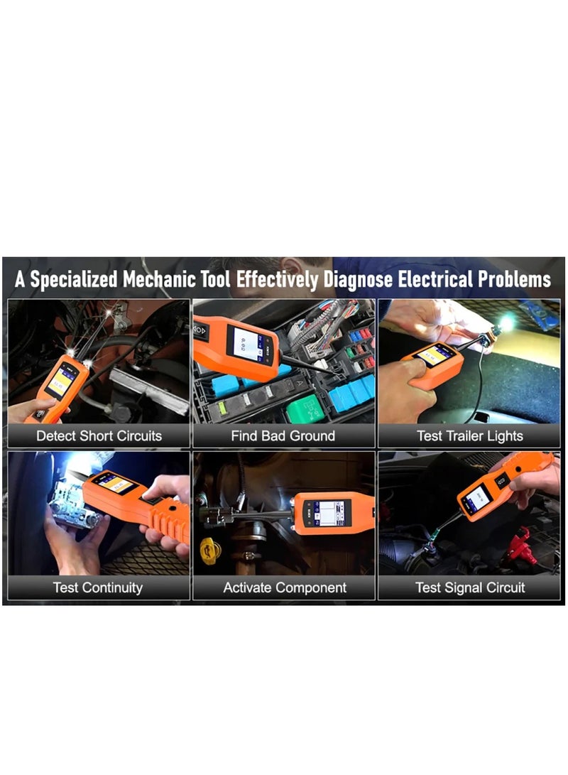 Generic Kzyee KM10 Power Scan Car Circuit Tester is a versatile diagnostic tool for quickly and accurately troubleshooting electrical issues in 12V and 24V vehicles.  - Image 2