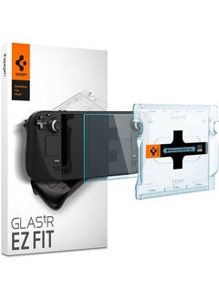 Spigen واقي شاشة Glastr Ez Fit for Steam Deck من الزجاج المقسى الفاخر مع مجموعة سهلة التركيب  - Image 1