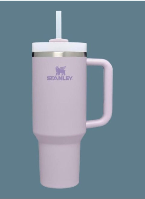 Quencher H2.0 Collection Stainless Steel Vacuum Insulated Tumbler – 40oz / 1.18L Leak-Proof Travel Mug with Lid & Straw – Double-Wall Insulation for Iced & Cold Beverages – Durable, BPA-Free, Keeps Drinks Cold for Hours – Stylish & Portable – Orchid