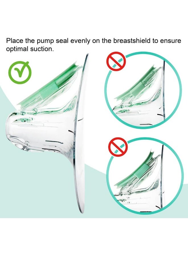 Nenesupply Pump Seals Compatible with Elvie Breast Pump Parts Replacement Parts - Image 4