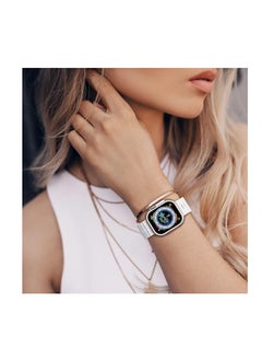 ten.tech Ten Tech Silicone Band for Apple Watch Ultra/Ultra 2 49mm 45mm 44mm 42mm, Waterproof Soft Silicone Sports Band for iWatch Ultra SE 8/7/6/5/4/3/2/1, white  - Image 5