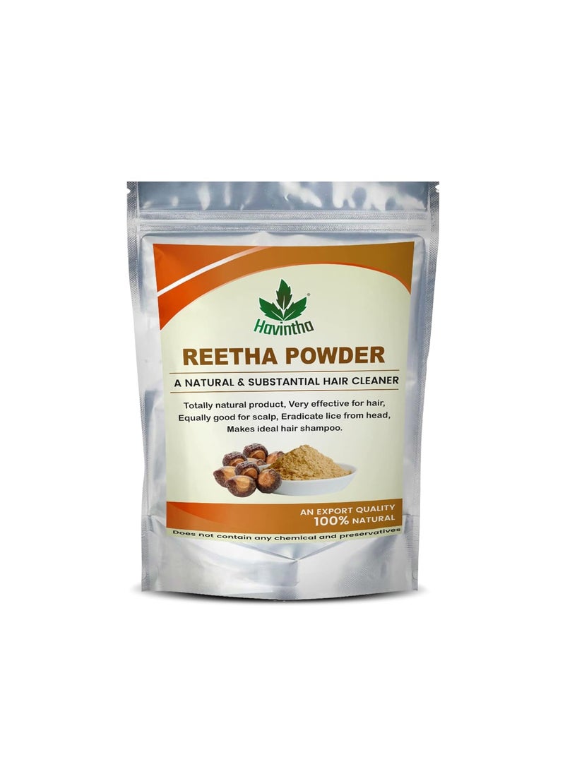 Havintha - Havintha Natural Reetha/Soap Nut Powder for hair 8 oz - 227g - Image 1