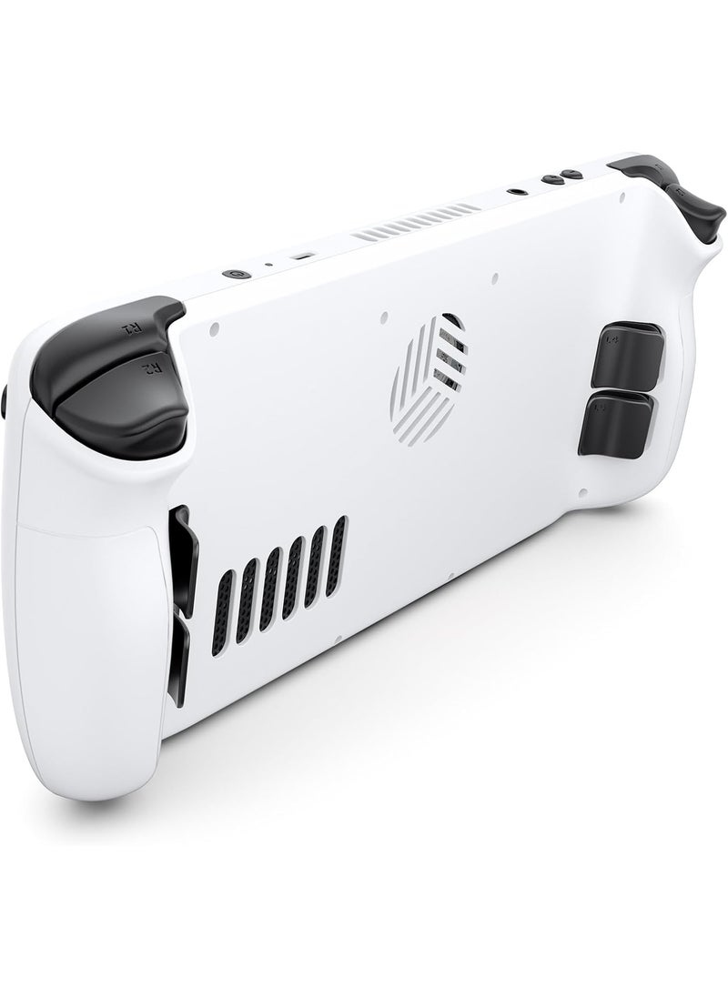 JSAUX JSAUX Back Plate Vents Version Compatible with Steam Deck LCD DIY Replacement Full Shell Case Compatible with Steam Deck LCD White  - Image 1