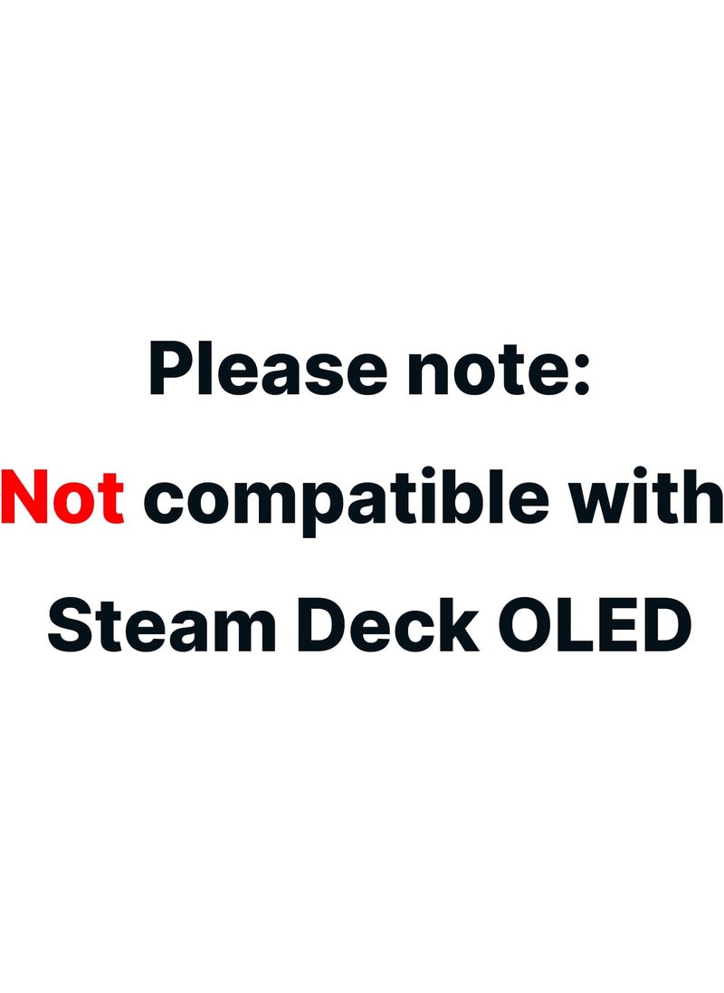 JSAUX JSAUX Back Plate Vents Version Compatible with Steam Deck LCD DIY Replacement Full Shell Case Compatible with Steam Deck LCD White  - Image 3