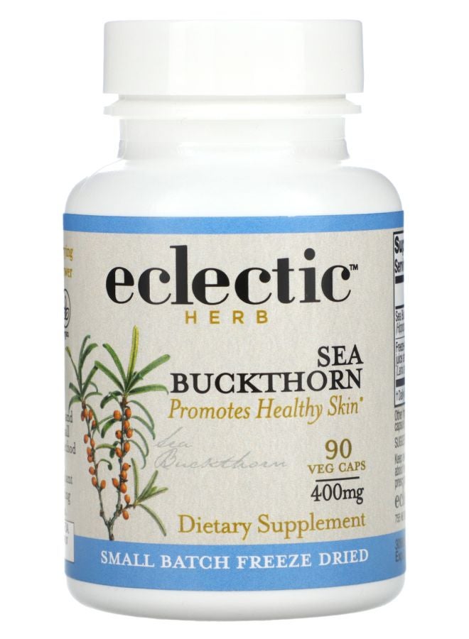Eclectic توت البحر المجفف بالتجميد 400 ملغ 90 كبسولة نباتية