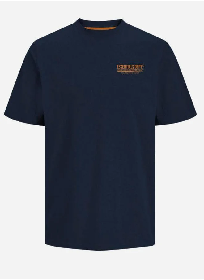 JACK & JONES Essentials Print Crew Neck T-Shirt