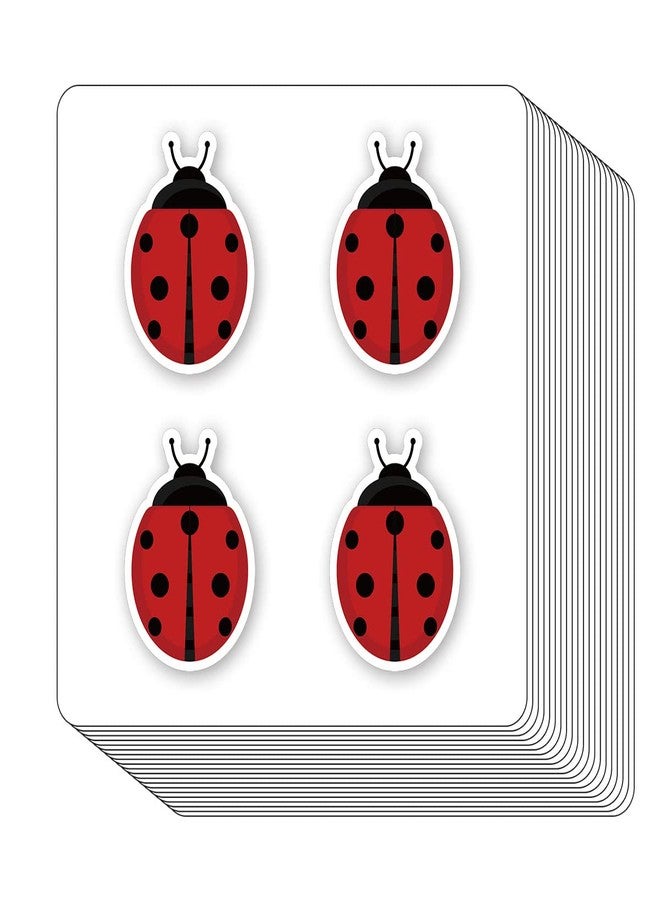 GUVSPTI Ladybug Stickers 1in for Scrapbooking, Arts, Craft, Kids DIY, Calendars Journals Labels 80-Pack - Image 1