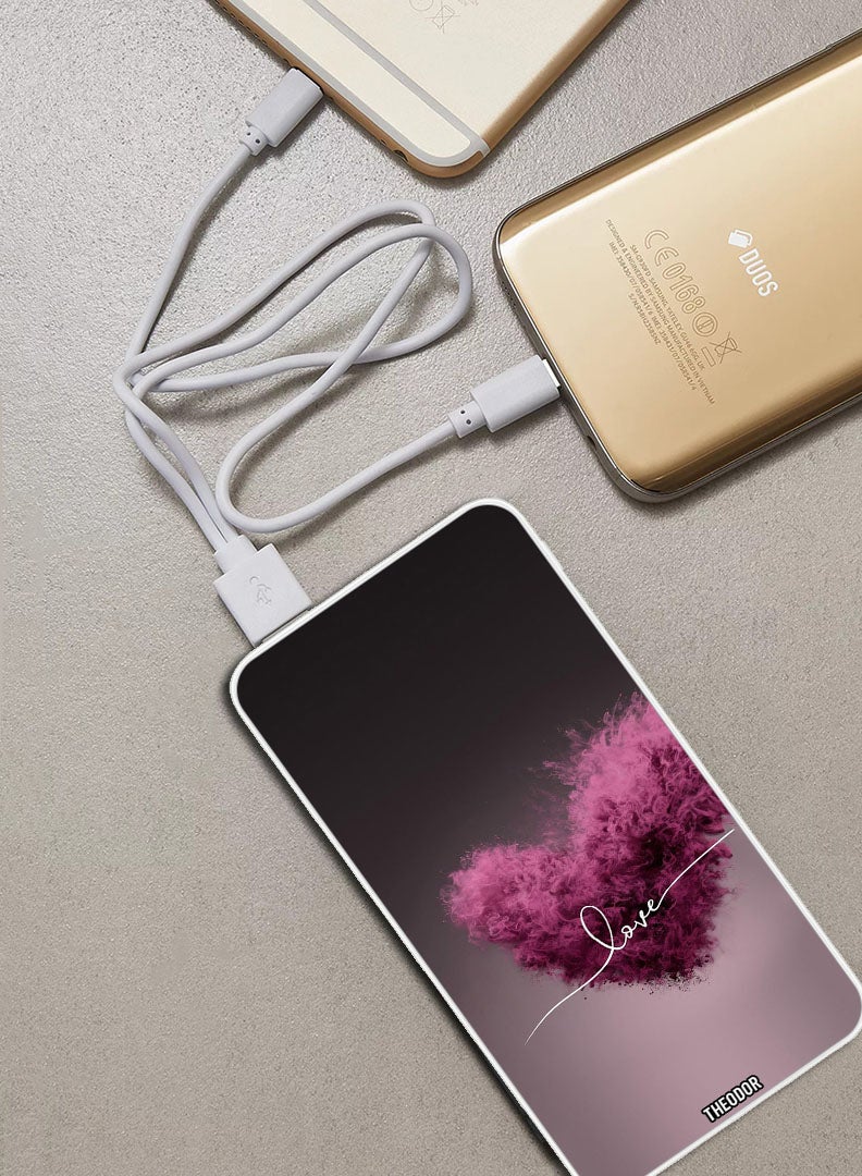 Theodor 10,000 mAh Super Fast Charging Ultra Compact Power Bank with Quick Charge & Power Delivery, Portable Charger For iPhone and Android Love - Image 2