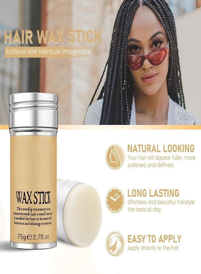 Keli x IKT Hair Wax Stick - 75Gm, Hair Wigs Edge Control, Non-Greasy Hair Styling Wax Stick for Fly Away - Suitable for both Men & Women - Image 4