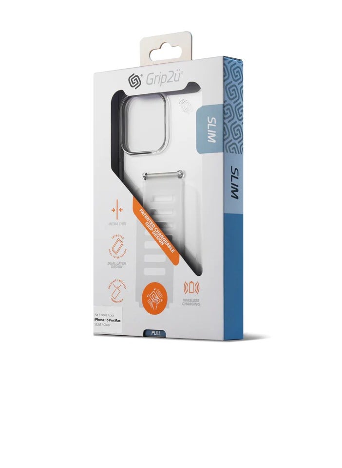 Grip2u - Protective Case Cover for Apple iPhone 15 Pro Clear Non-Yellowing - Image 1