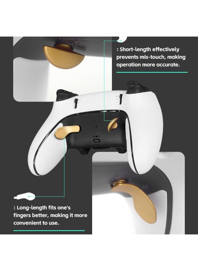 Generic - PS5 Edge Elite Version Handle Paddle Metal Back Key Game External Accessories Button-Product Color:Black - Image 1