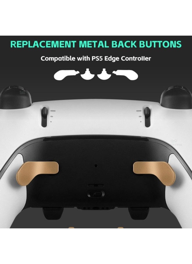 Generic - PS5 Edge Elite Version Handle Paddle Metal Back Key Game External Accessories Button-Product Color:Black - Image 1