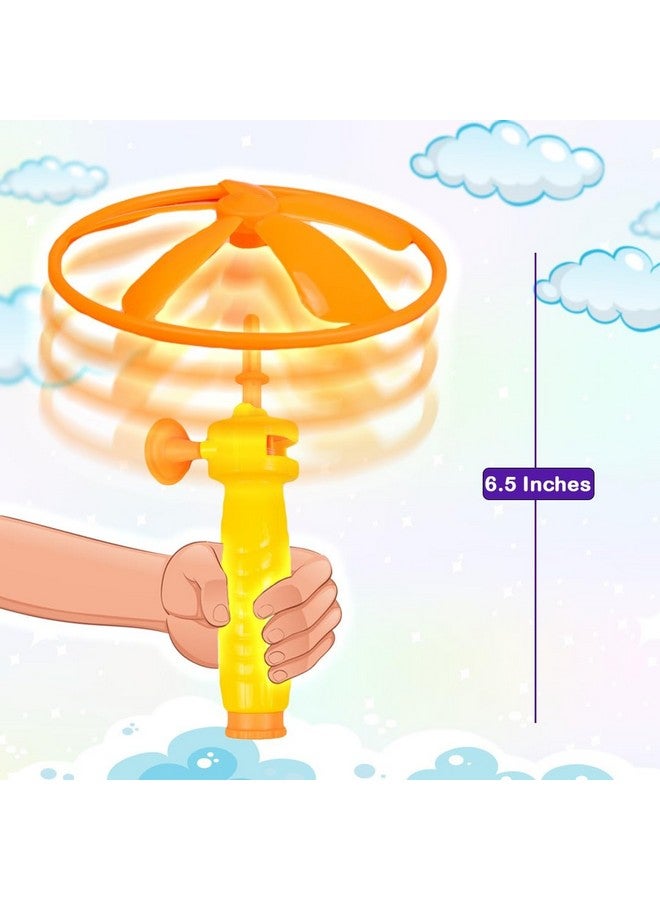 Ratna's Mini Flying Saucer Flies Upto 40 Feet High Spinnig Flying Toy for Outdoor Play for Kids - Image 4