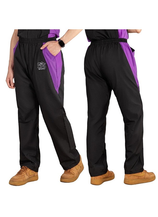 Noverlife Breathable Grooming Pants, Xl Size, AntiStatic Pet Beautician Trousers With 2 Pockets, Dog Cat Groomer Cosmetologist Uniforms, Soft Pet Groomer Trousers, Splash Proof Trousers For Pet Store  - Image 1