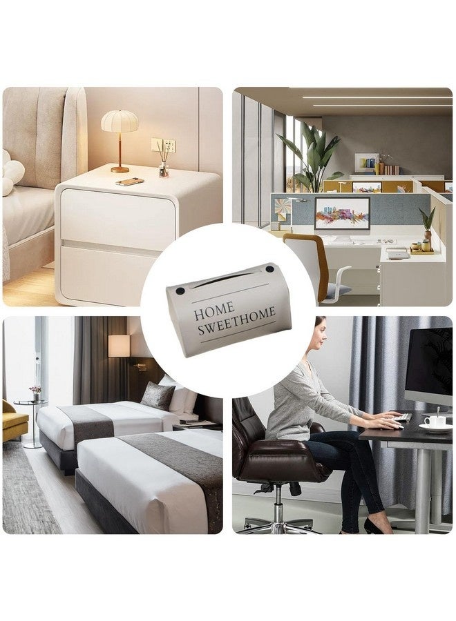 Beauenty Tissue Holder Box, Creative PU Leather Dustproof Tissue Holder, Decorative Space Saving Multifunctional Tissue Box Napkin Holder for Table, Desk, Shelf, Mantel - Image 4