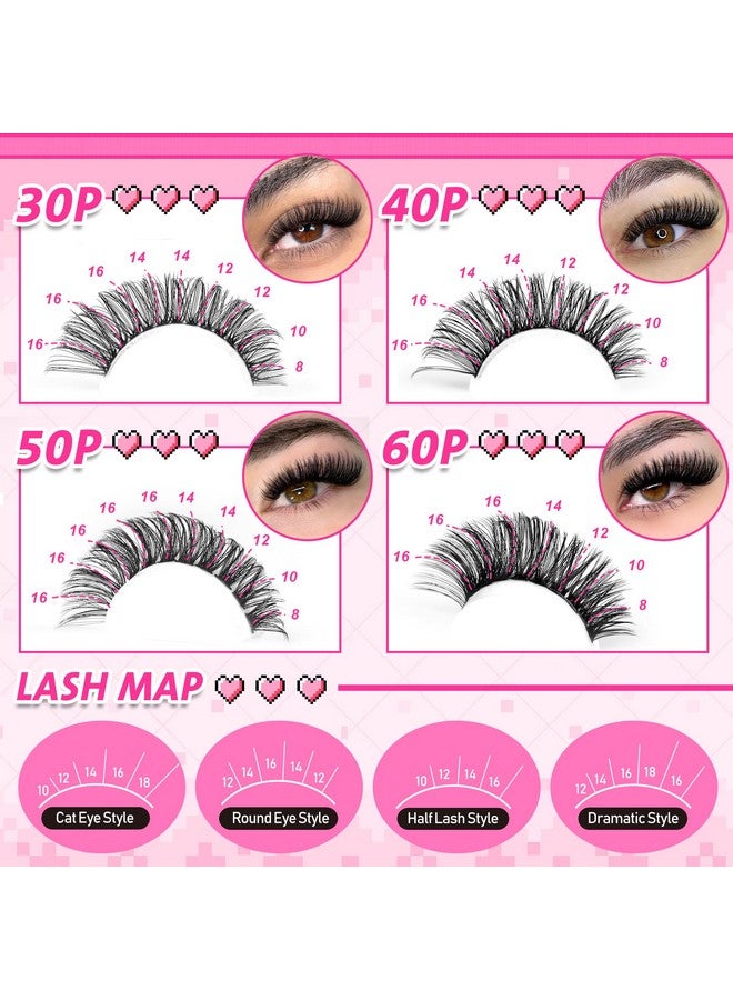 wiwoseo Cluster Eyelash Extensions 560pcs Lash Clusters Wipsy Cluster Lashes D Curl Eyelashes Clusters Individual Lashes DIY Lash Extensions Cluster Lashes Natural Look Eyelashes Clusters (8-16MM) - Image 3