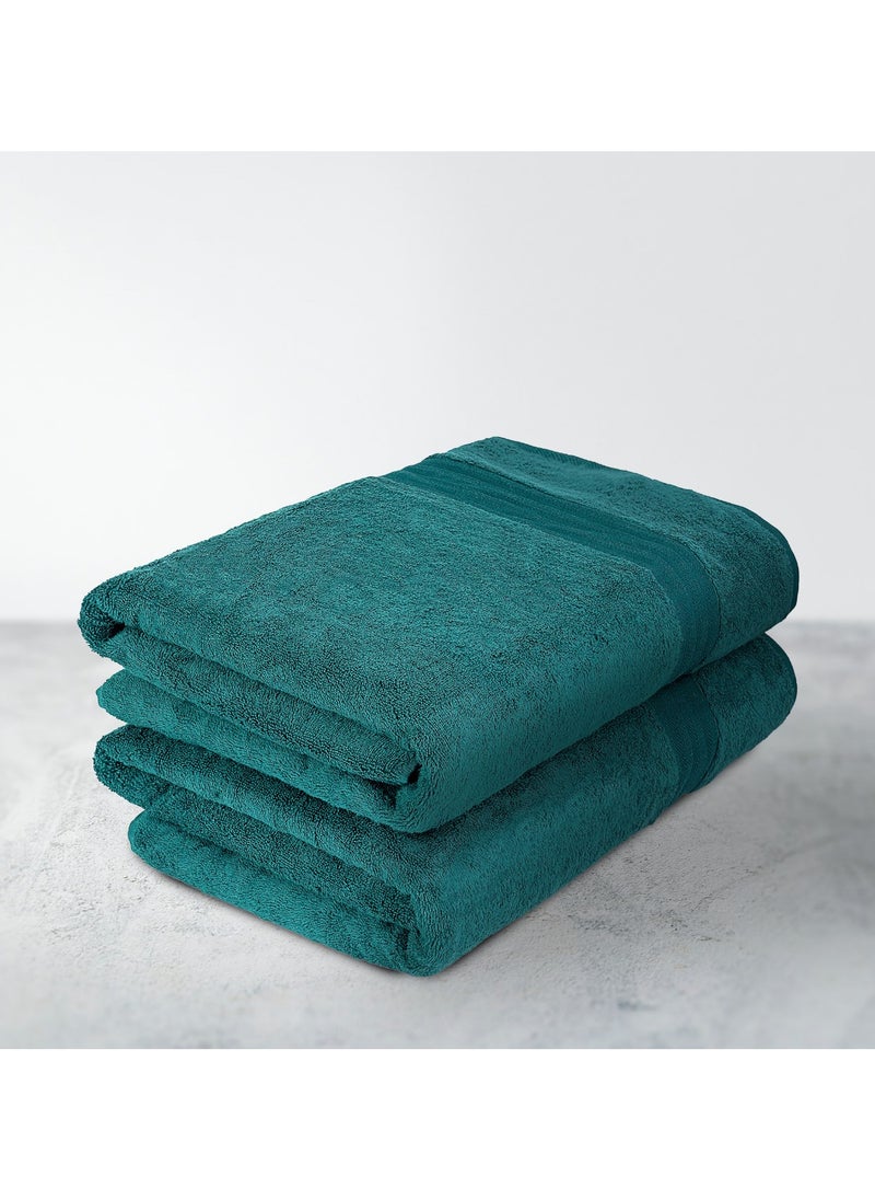 CLEANUP TOWELS - Cleanup Towels Set of 02 Bath Sheets. Size 90x170 Cm. Durable Quality With Excellent Color Options Specially Designed To Match Your Washroom And Home As You Desire. Well Absorbant Durable Lasts Long. 550 + GSM Guranteed. - Image 1