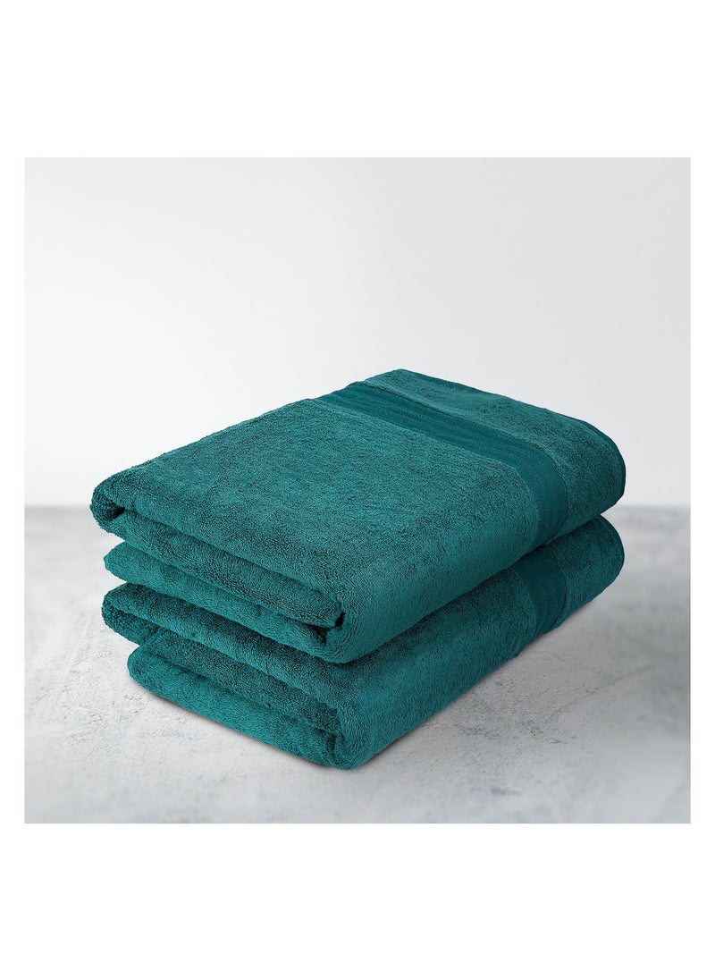 CLEANUP TOWELS - Cleanup Towels Set of 02 Bath Sheets. Size 90x170 Cm. Durable Quality With Excellent Color Options Specially Designed To Match Your Washroom And Home As You Desire. Well Absorbant Durable Lasts Long. 550 + GSM Guranteed. - Image 1
