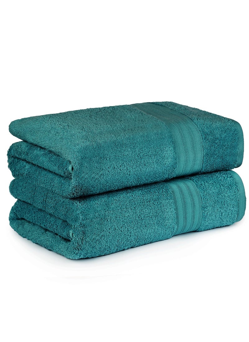 CLEANUP TOWELS - Cleanup Towels Set of 02 Bath Sheets. Size 90x170 Cm. Durable Quality With Excellent Color Options Specially Designed To Match Your Washroom And Home As You Desire. Well Absorbant Durable Lasts Long. 550 + GSM Guranteed. - Image 1