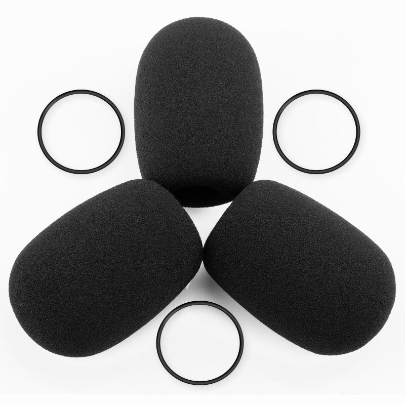 LEFXMOPHY for Bose A20 Aviation Headset Mic cover, Replacement for Bose A30 Microphone Spongue Pop filter 3-Pack Foam Cover WindScreen (Not for Proflight Series 2) - Image 5
