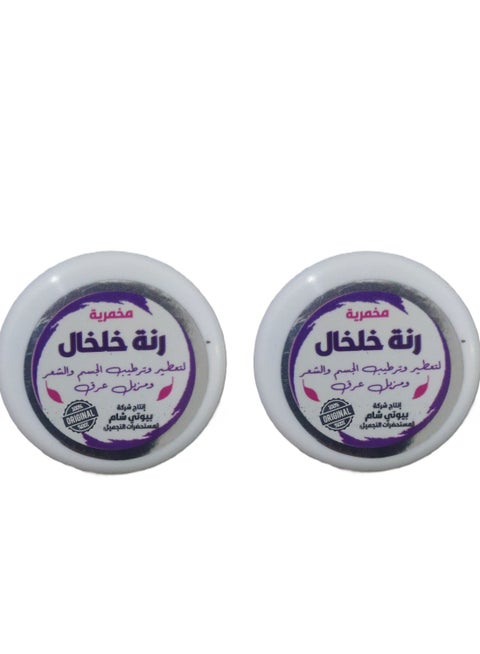 قطعتين مخمرية للجسم والشعر رنة خلخال 25x2 جرام