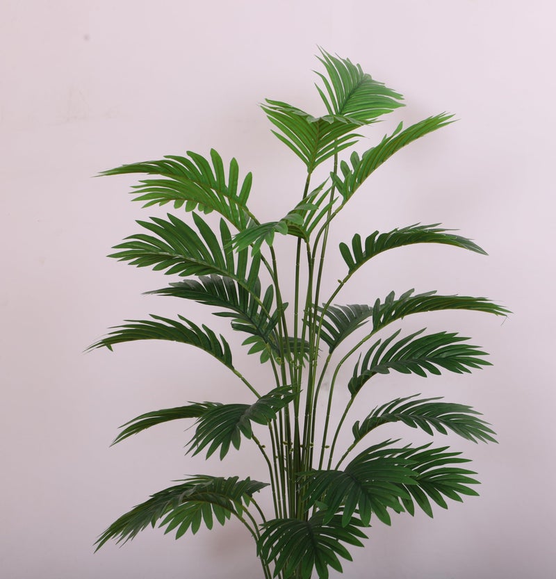 Home Bloom Artificial Tropicana Areca Palm Leaf Plant with Basic Black Pot Indoor Real Touch for Home Garden Outdoor Office Decor - Image 4