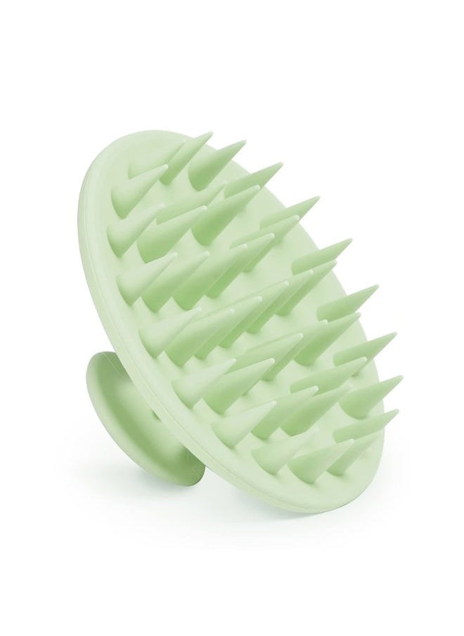 Meartchy Silicone Scalp Massager Shampoo Brush, Scalp Scrubber for Hair Growth (Grass Green)  - Image 1