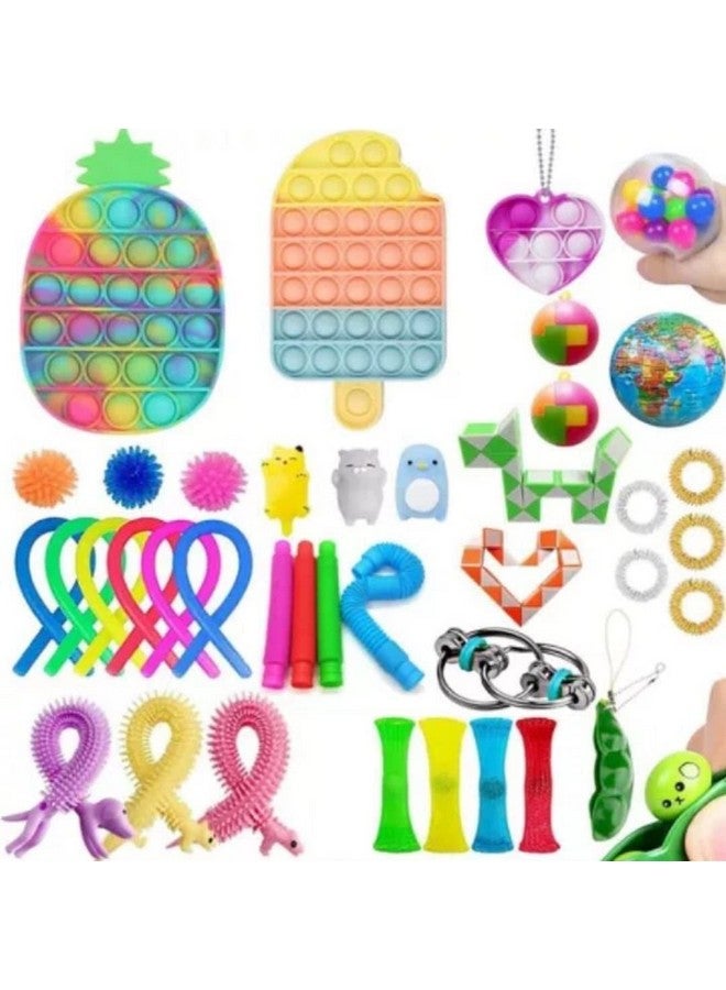 De-Lite Fidget Toys Set Pack for Kids Adults Stress Relief Anti Anxiety Relax Tools Bundles Gift Present Classroom - Image 1