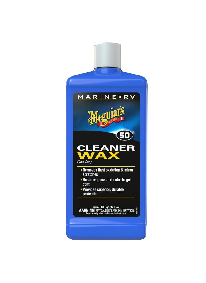 Meguiar's Meguiar s Marine RV One Step Cleaner Wax   Marine Wax Gel  - Image 1