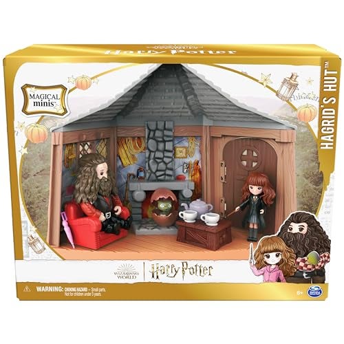 Wizarding World Harry Potter Magical Minis Hagrids Hut Playset with 2 Figures and 9 Doll Accessories Kids Toys for Ages 6 and up - Image 5