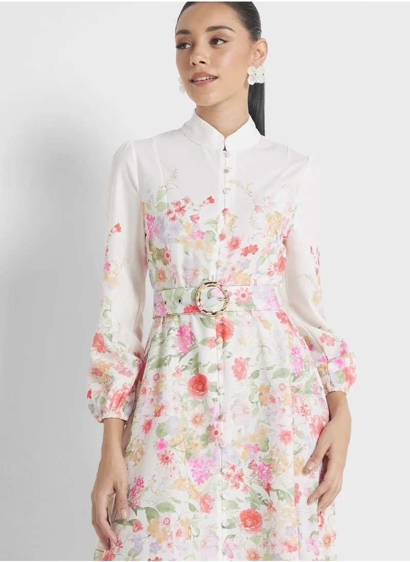 ELLA Floral Print Dress