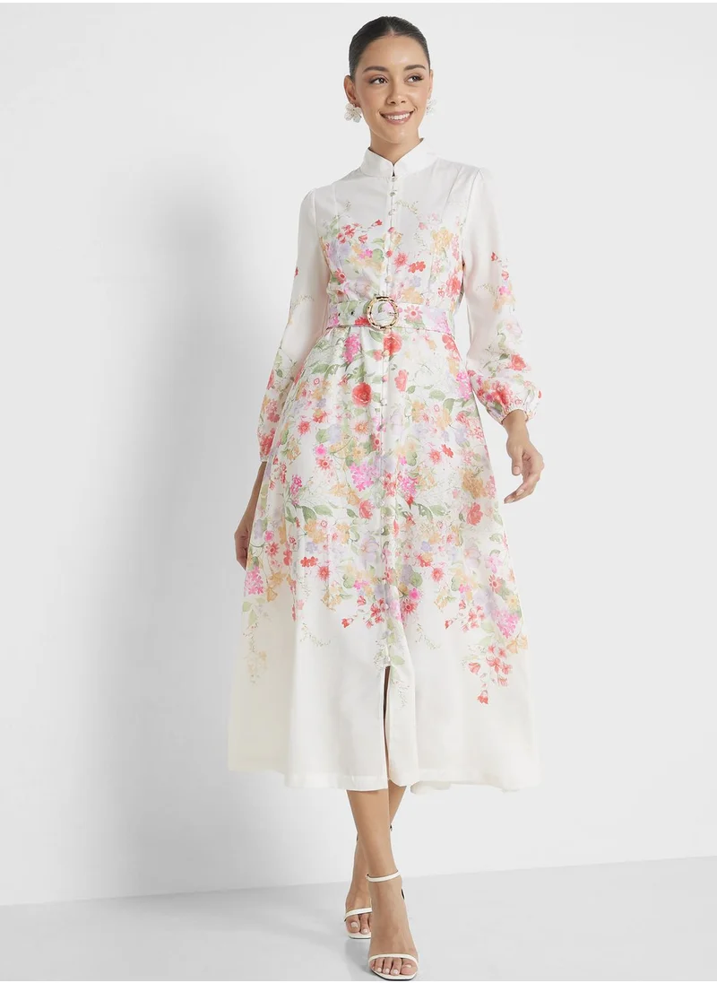 ELLA Floral Print Dress