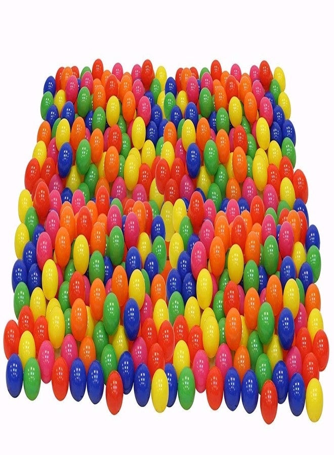 PiedPiper® Large Size Tafta Cloth Multi-Colored Jungle Theme Ball Pool for Toddlers【Age up to 3 yrs】【】【Multi-Colored】 (100-Balls【Large】) - Image 1