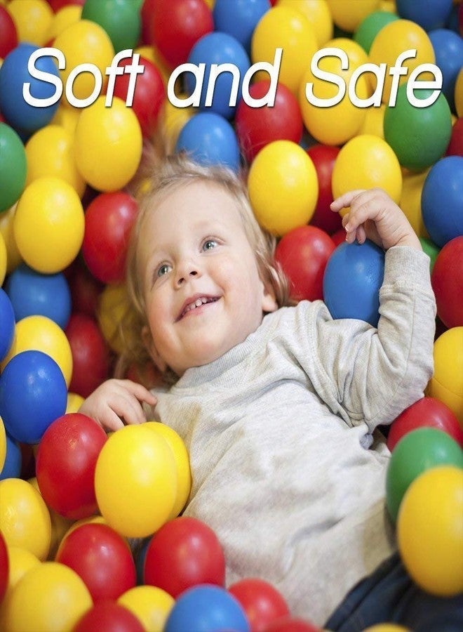 PiedPiper® Large Size Tafta Cloth Multi-Colored Jungle Theme Ball Pool for Toddlers【Age up to 3 yrs】【】【Multi-Colored】 (100-Balls【Large】) - Image 5