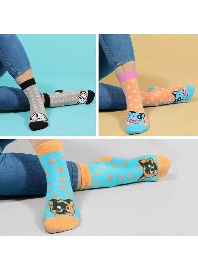 Biggdesign Womens Socks, Cotton Low Cut No Show Socks Breathable 5 Pairs  - Image 3