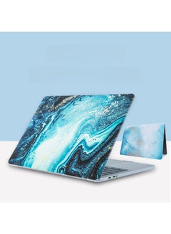 Generic For Apple Notebook Protective Case Air Pro Color Painted Marble Macbook Case Protective Case-Color:DDC-021-Applicable Model:15.4 Pro (A1286)  - Image 2