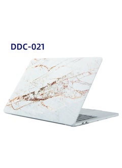 Generic For Apple Notebook Protective Case Air Pro Color Painted Marble Macbook Case Protective Case-Color:DDC-021-Applicable Model:15.4 Pro (A1286)  - Image 1