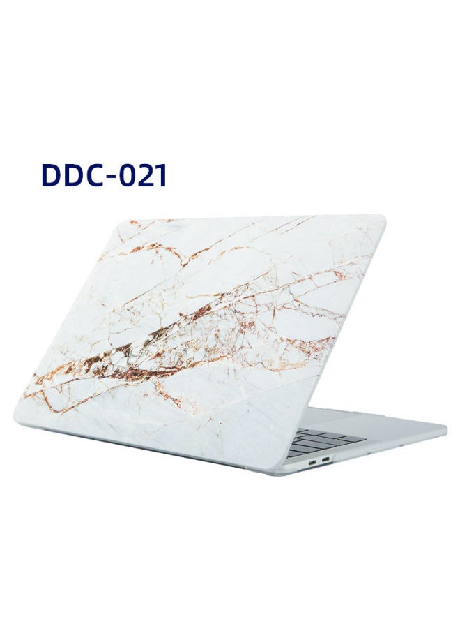 Generic - For Apple Notebook Protective Case Air Pro Color Painted Marble Macbook Case Protective Case-Color:DDC-021-Applicable Model:15.4 Pro (A1286) - Image 1